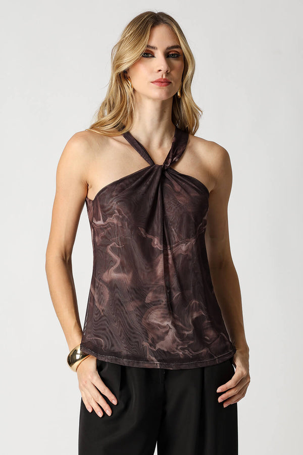 Blusa Com Busto Torcido