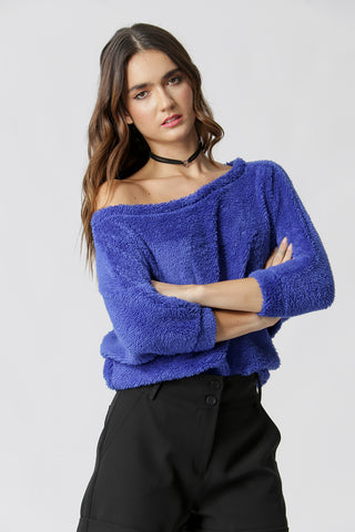 Blusa suelta - AZUL KLEIN