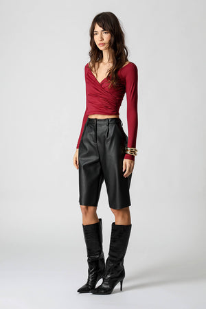 Blusa Franzida Transpassada