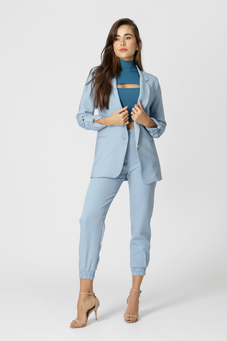 Blusa corta con cuello - OCEAN