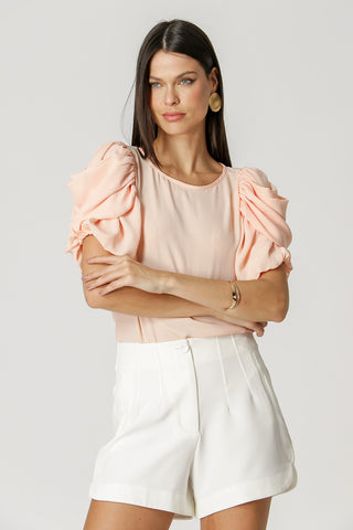 Blusa con mangas voluminosas - SALMAO 4