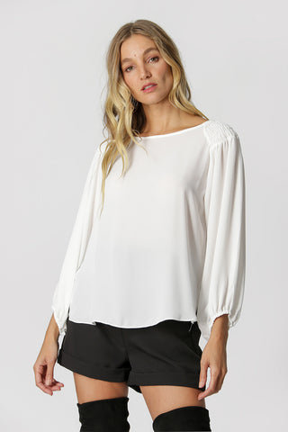 Blusa Manga 3/4 - OFF WHITE