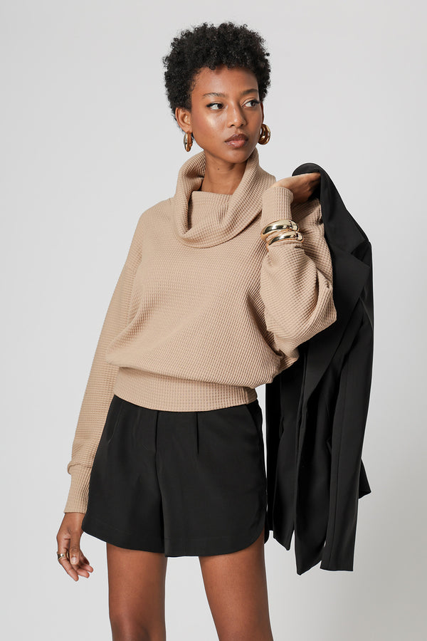 Blusa Sweater Gola Volumosa