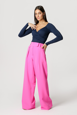 Blusa Cruzada Franzida - MARINHO 1