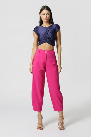 Blusa Cropped com Twist