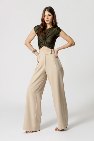 Blusa Cropped com Twist
