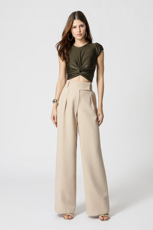 Blusa Cropped com Twist