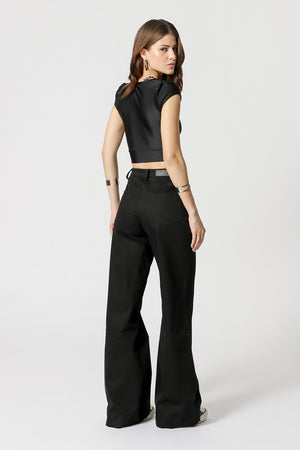 Blusa Cropped com Twist