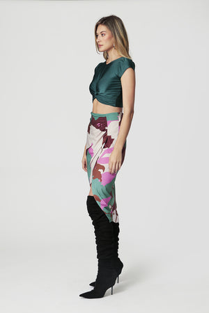 Blusa Cropped com Twist