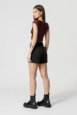 Blusa Cropped com Twist