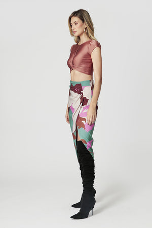 Blusa Cropped com Twist