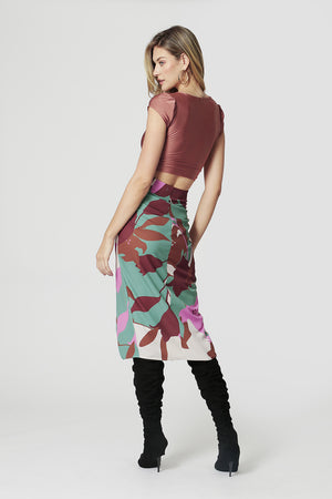 Blusa Cropped com Twist