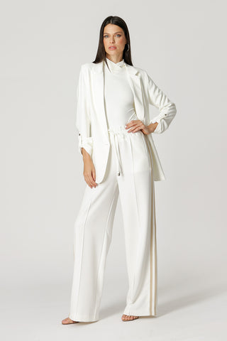 Blazer Com Aviamento Nas Costas - OFF WHITE