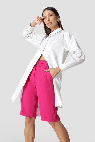 Camisa Básica Longa - BRANCO