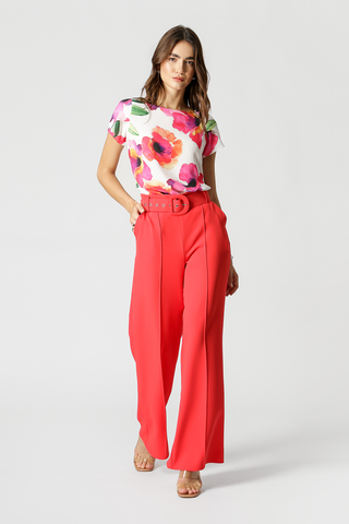 Blusa Manga Transpassada Estampada - MELANCIA 1210