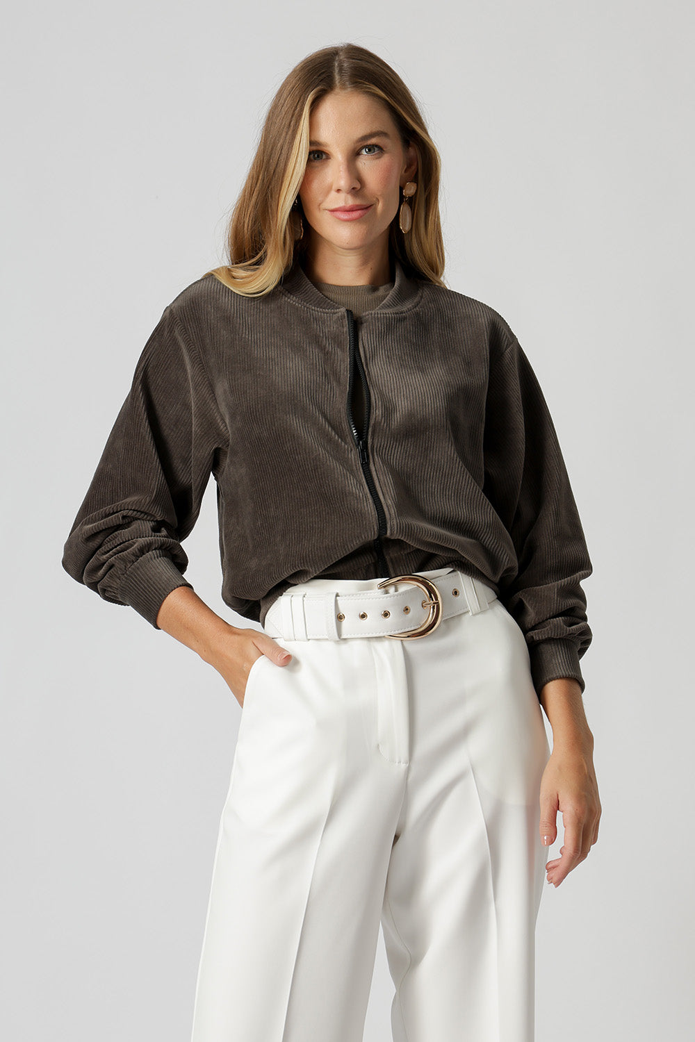 Jaqueta Bomber Cotelê