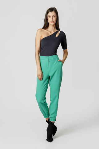 Body con hombros descubiertos - NEGRO