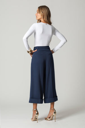 Blusa Cropped Manga Longa TRIMIX