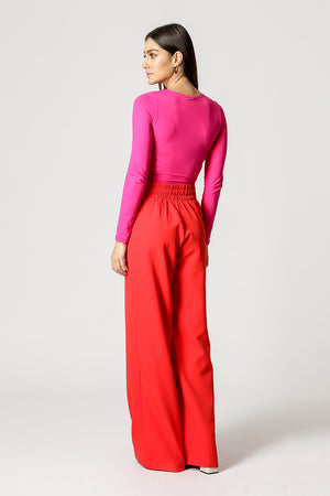 Blusa Cropped Manga Longa