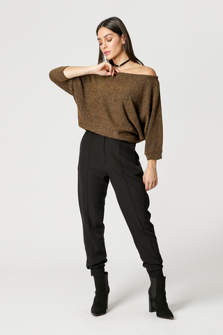 Blusa Manga Morcego - CAFE