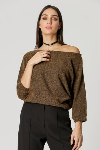 Blusa Manga Morcego - CAFE