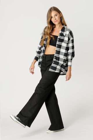 Camisa Xadrez - PRETO 90134