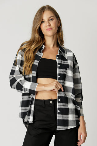 Camisa Xadrez - PRETO 90134
