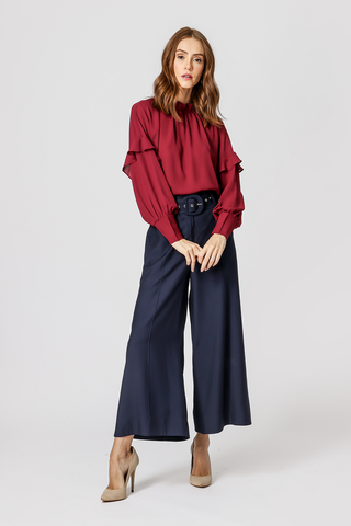 Blusa Manga Morcego - VINHO