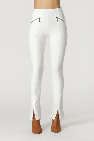 Calça Ziper Barra E Frente - CRU