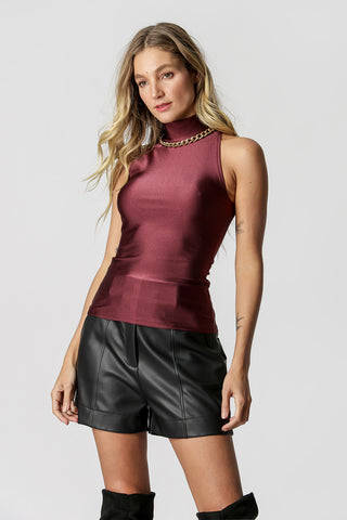 Blusa Gola Alta - BERINJELA