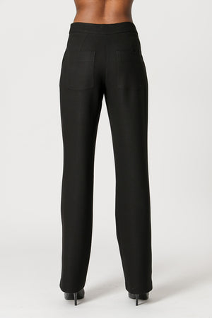 Pantalones de pierna ancha - CHOCOLATE
