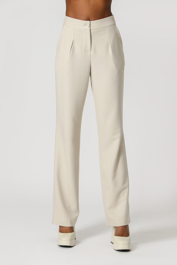 Pantalones de pierna ancha - CHOCOLATE