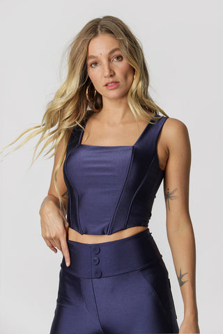 Blusa Corset - MARINHO 1
