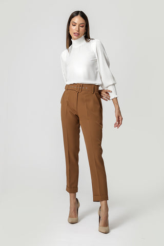 Blusa Manga de Lastex - OFF WHITE