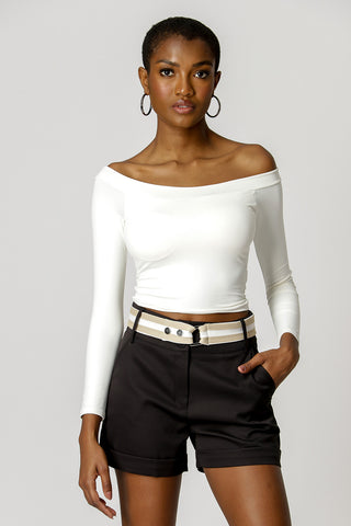 Blusa Ombro a Ombro - OFF WHITE 1
