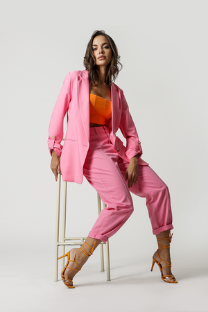 Blazer Alfaiataria Longline Botões Dourados