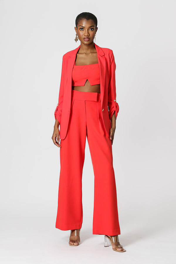 Blazer Alfaiataria Longline Botões Dourados