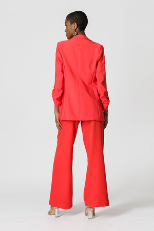 Blazer Alfaiataria Longline Botões Dourados