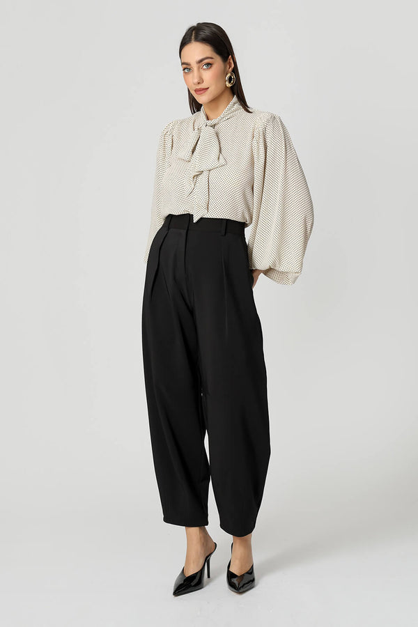 Blusa Estampada Com Laço