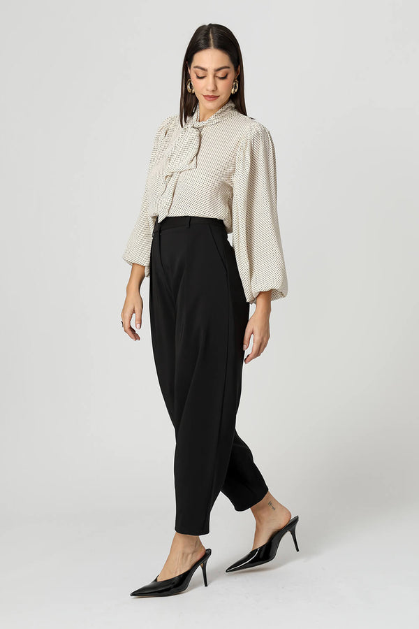 Blusa Estampada Com Laço