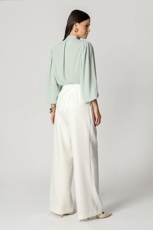 Blusa Estampada Com Laço