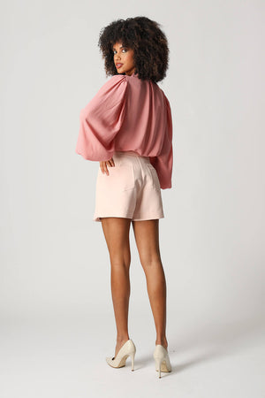 Blusa Estampada Com Laço