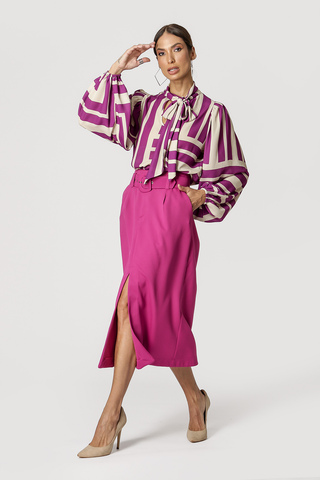 Blusa Laço - FUCSIA 7163