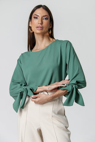 Blusa Amarração Manga - GARRAFA CL