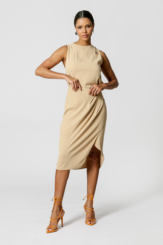 Blusa Com Abertura - BEGE