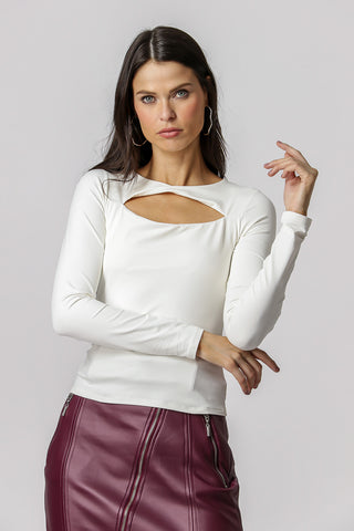 Blusa Decote Torcido - OFF WHITE 1