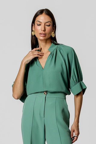 Blusa Detalhe Punho - GARRAFA CL