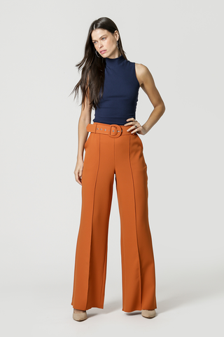 Blusa Gola Alta Cava Americana - MARINHO