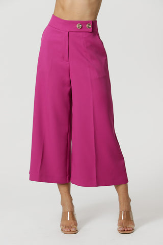 Calça Pantacourt - FUCSIA
