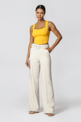 Blusa Corsé - MOSTAZA 3